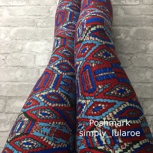 LuLaRoe OS Faux Crochet Leggings